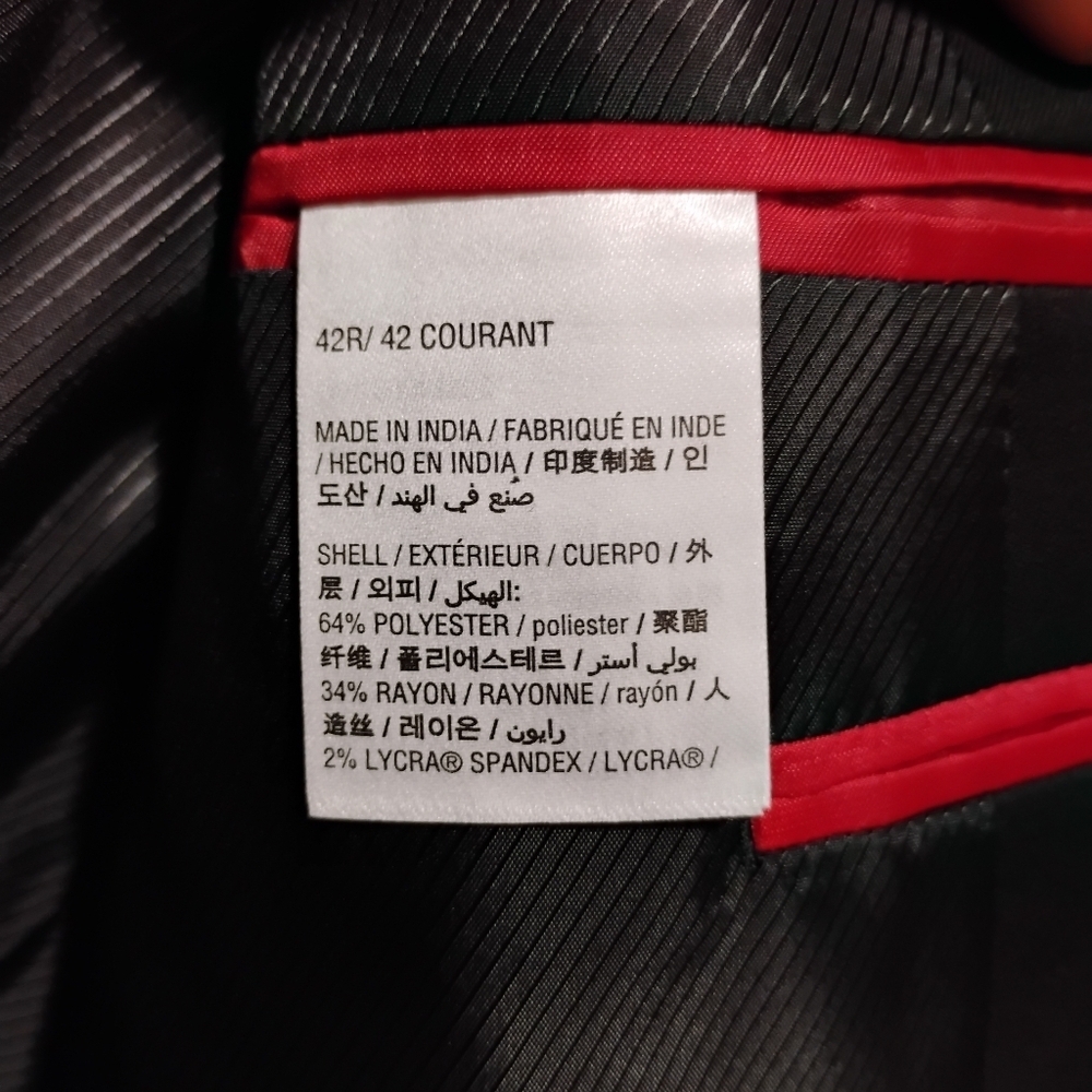 Alfani Mens Slim Fit Suit Blazer With Matching Pants & Suspenders! 42R/3… - Picture 5 of 16